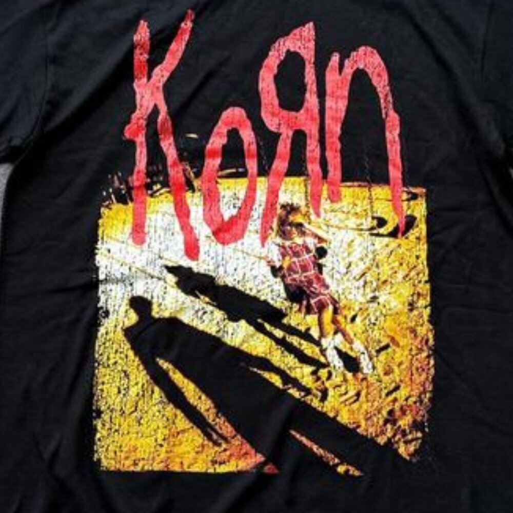 Korn Shadow Playground Graphic Band T-Shirt Vintage Nu Metal Tee 90 - Picture 2 of 5